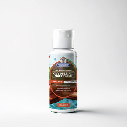 Travel Sized Oxy Pulling Mouthwash | Activated Charcoal | H2O2