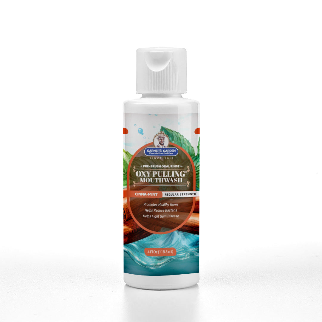 Travel Sized Oxy Pulling Mouthwash | Activated Charcoal | H2O2