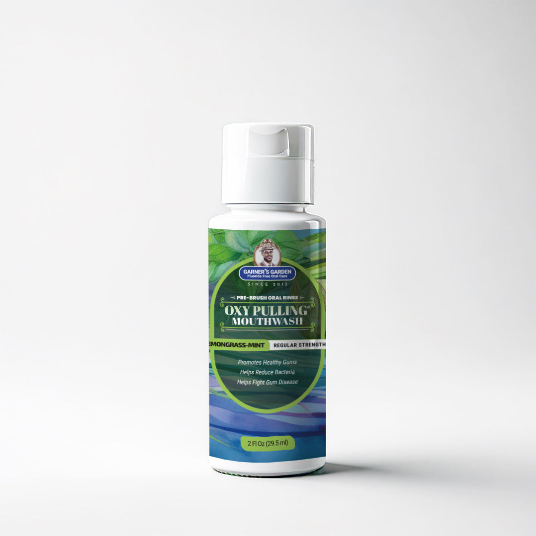 Travel Sized Oxy Pulling Mouthwash | Activated Charcoal | H2O2