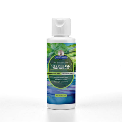 Travel Sized Oxy Pulling Mouthwash | Activated Charcoal | H2O2