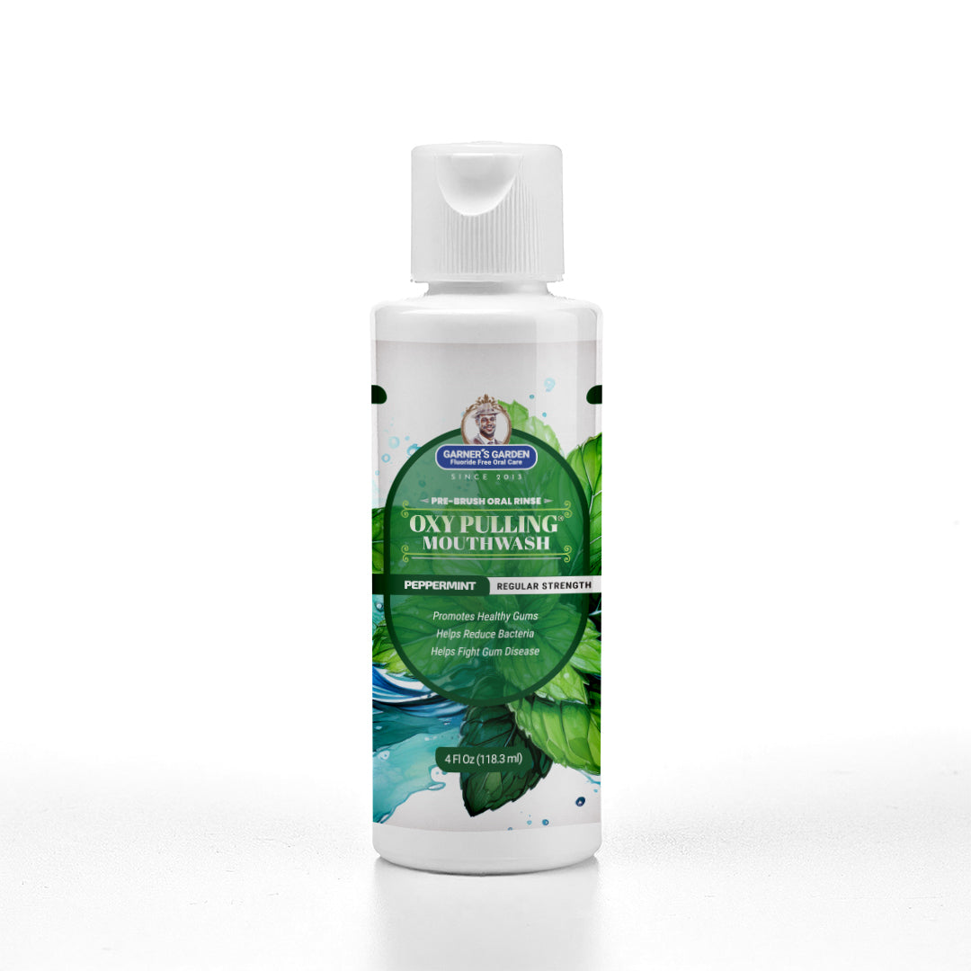 Travel Sized Oxy Pulling Mouthwash | Activated Charcoal | H2O2