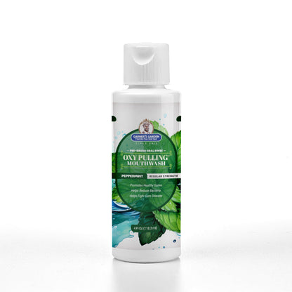 Travel Sized Oxy Pulling Mouthwash | Activated Charcoal | H2O2