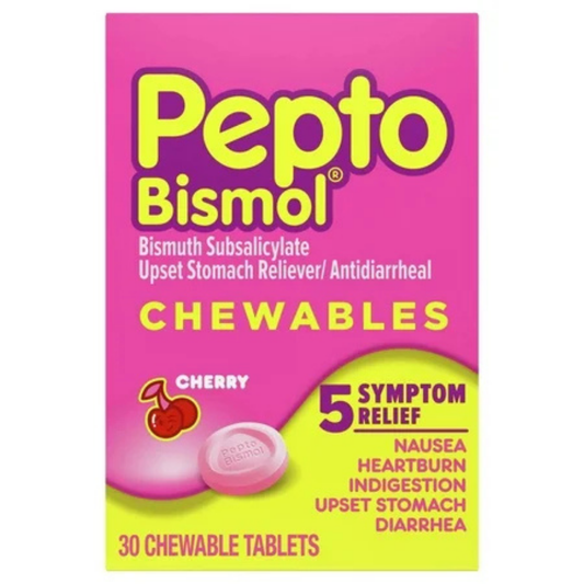 Pepto Bismol Chewable Tablets (30 ct)