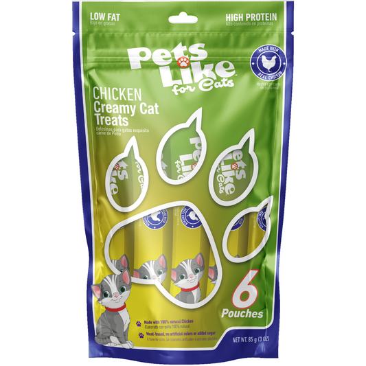 Pets Like Creamy Chicken Lickable Cat Treat (3.17 oz)