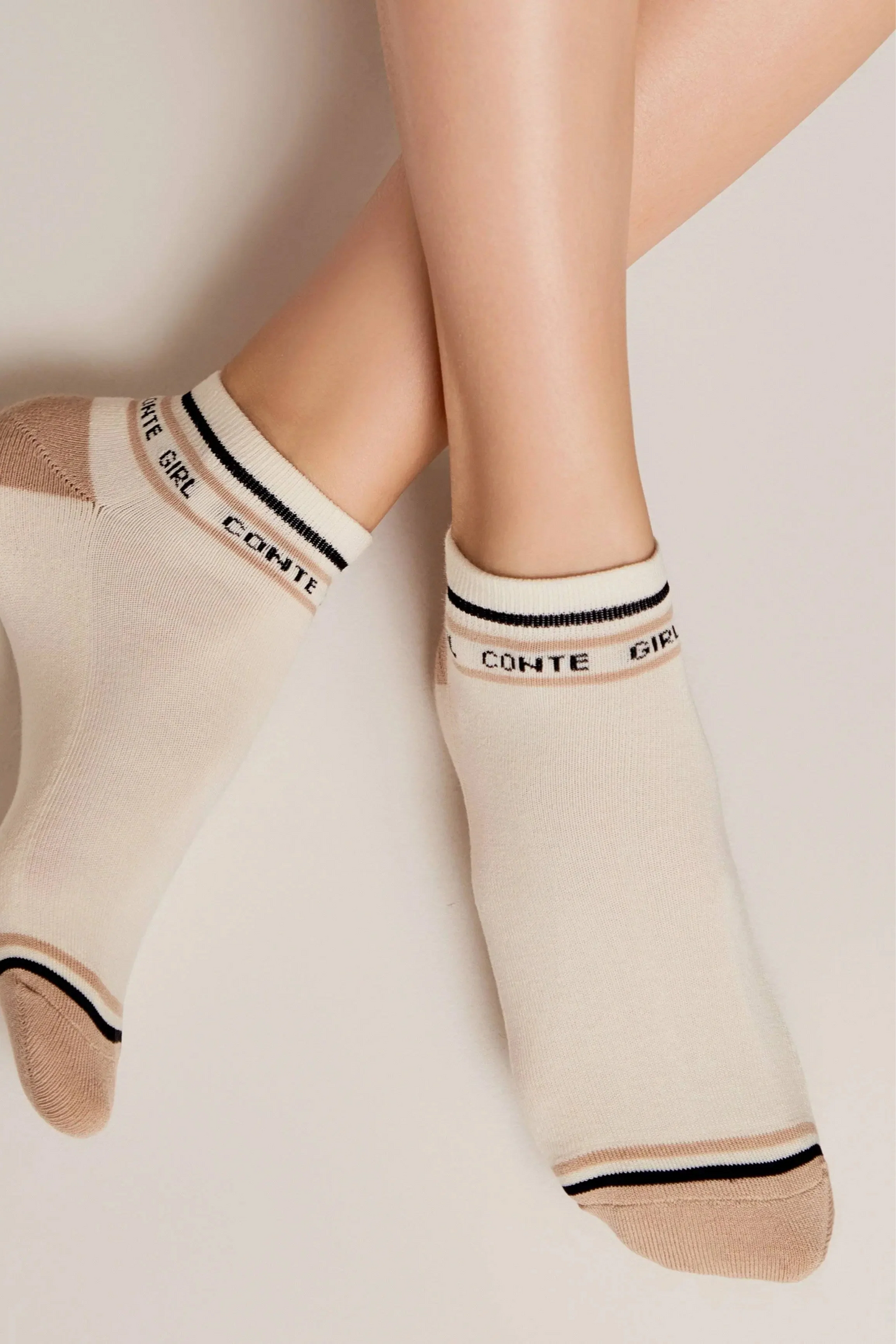 Cotton Ankle Socks Conte Active 572 - Terry Foot