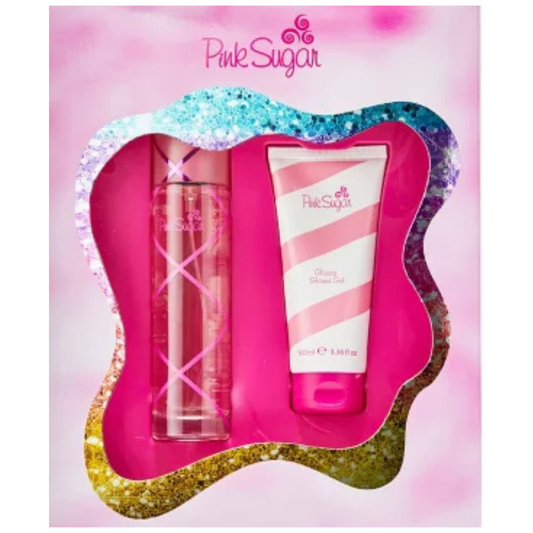 Pink Sugar Eau de Toilette + Body Lotion Set (3.4 oz + 8.4 oz)
