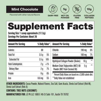 Grass-Fed Collagen Peptides & MCT Brain Boost