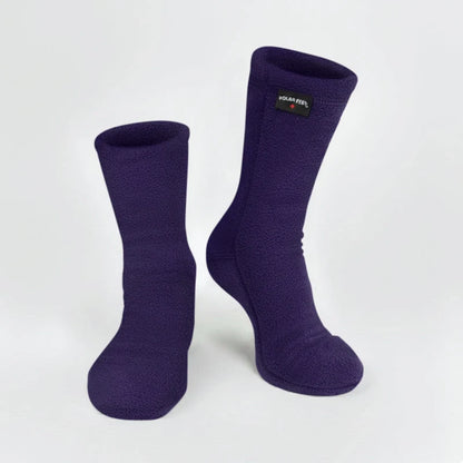 Polar Feet Fleece Socks - Purple Rain