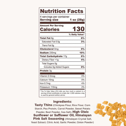 Biena Llc - Himalayan Pink Salt Tasty Thins- Case Of 12-4 Oz