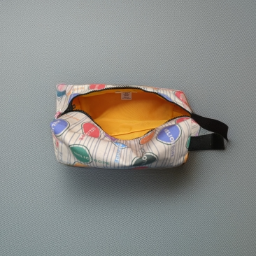Heliotrope Logo Pattern Dopp Kit - NOW 50% OFF