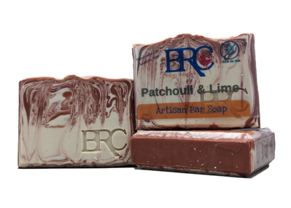 Patchouli & Lime Natural Artisan Bar Soap