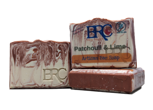 Patchouli & Lime Natural Artisan Bar Soap