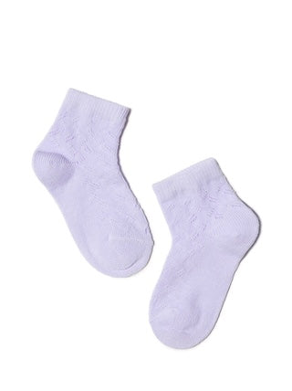 Conte-Kids Miss #7С-76СП(113) - Lot of 2 pairs Cotton Openwork Ajour Socks For Girls