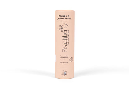 Plastic-Free Deodorant – Aluminum & Paraben-Free – Jasmine, Citrus & Peach Berry Scents