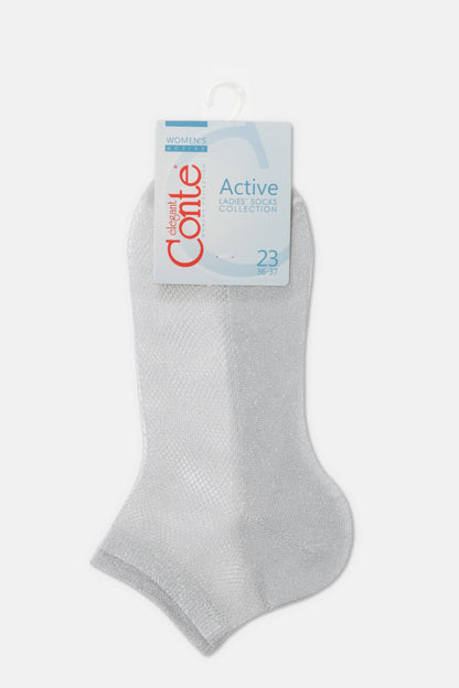 Ankle Socks Conte Active - 277 Viscose With Openwork Weaving