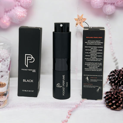 TRAVEL ATOMIZER POCKET PERFUME MINI  0.5OZ/15ML