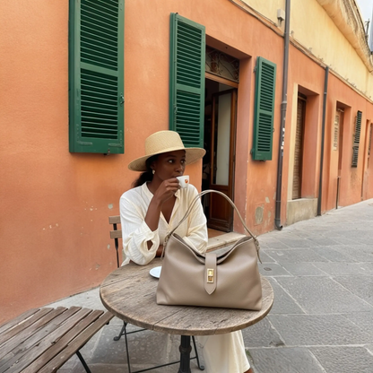 THE CLARA LEATHER SLOUCH BAG