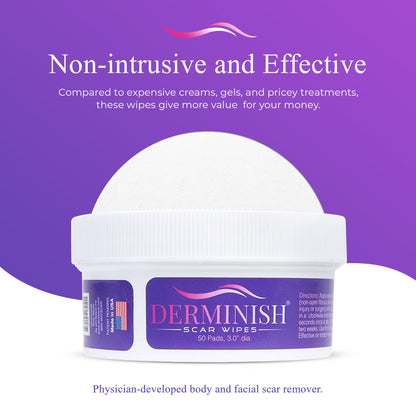 Derminish® Scar Wipes