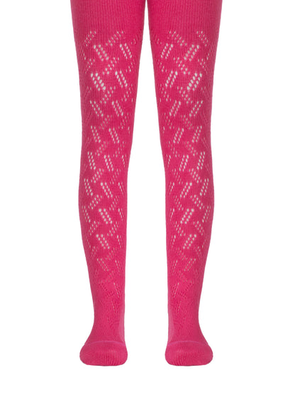#7С-80СП(265) - Miss Conte-Kids Openwork Cotton Tights For Girls 0/12m.-12/24m.