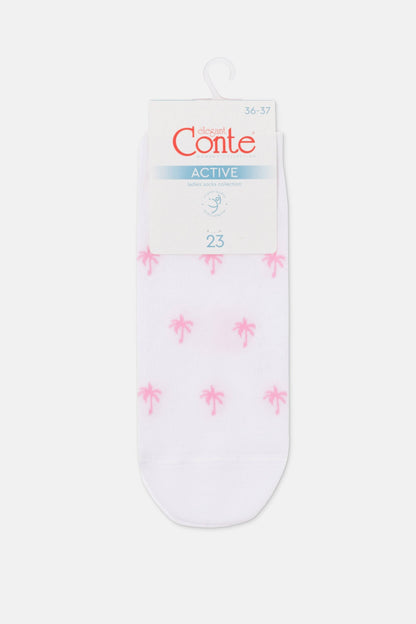Cotton Ankle Socks Conte Active - 589 Palm Trees