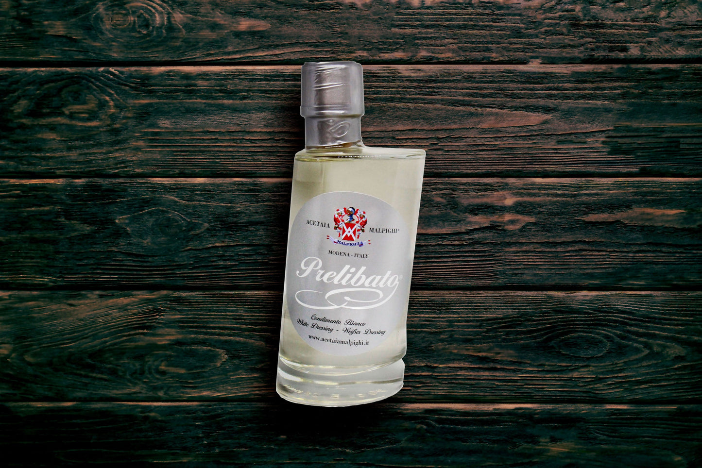 Acetaia Malpighi Prelibato White Balsamic Vinegar — Premium Italian Condimento Bianco
