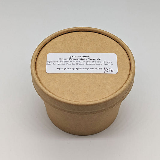 5K Foot Soak in Compostable Container