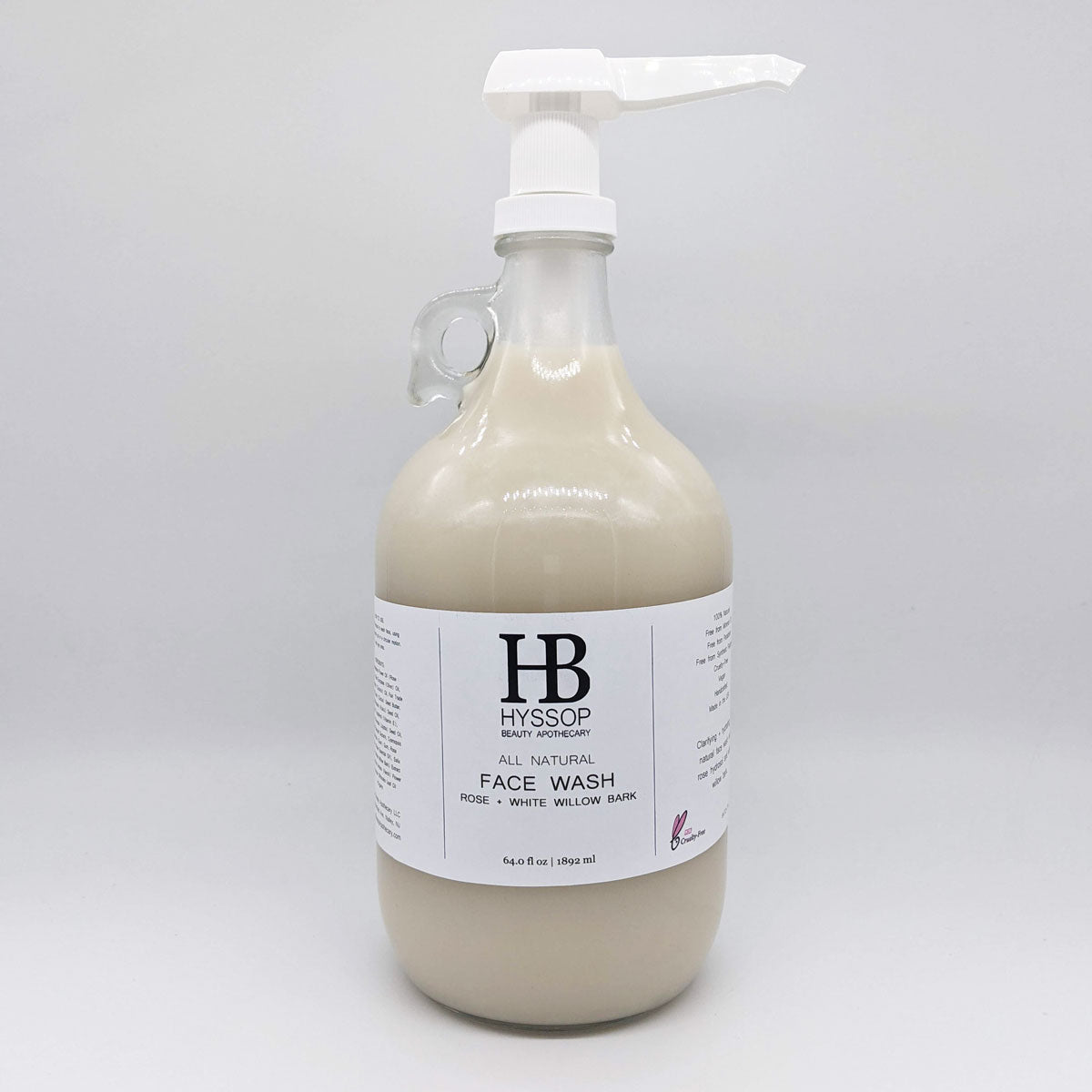 Bulk Face Wash (Rose + White Willow Bark)
