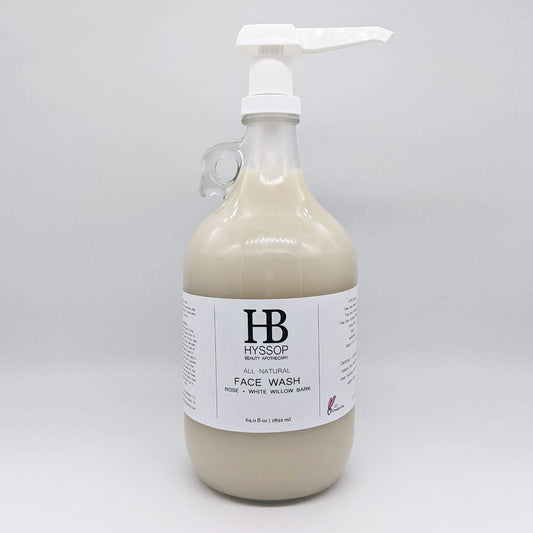 Bulk Face Wash (Rose + White Willow Bark)