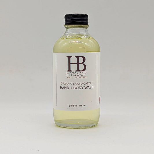 Organic Liquid Castile Hand + Body Wash / Soap