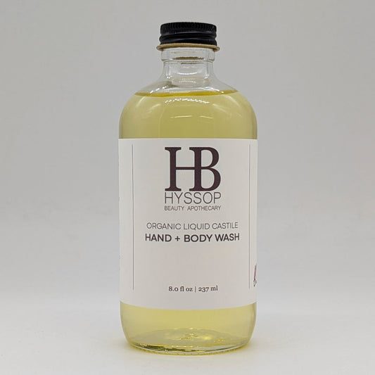 Organic Liquid Castile Hand + Body Wash / Soap