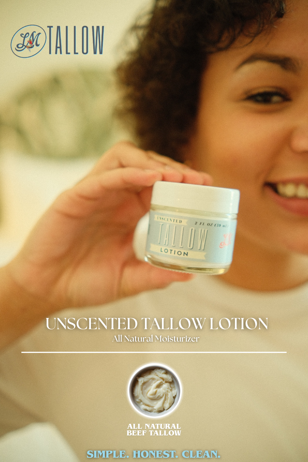 Unscented Tallow Lotion