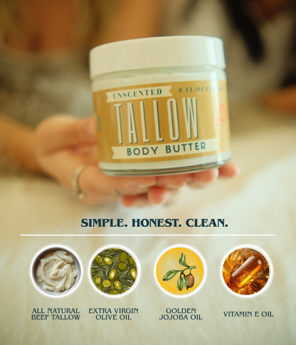 Unscented Tallow Body Butter