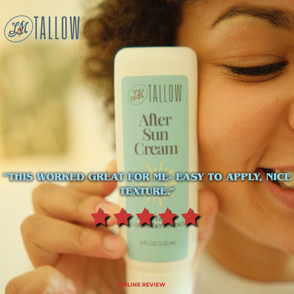 Tallow After Sun Cream | Nourishing Tallow Skincare | Natural Soothing Moisturizer