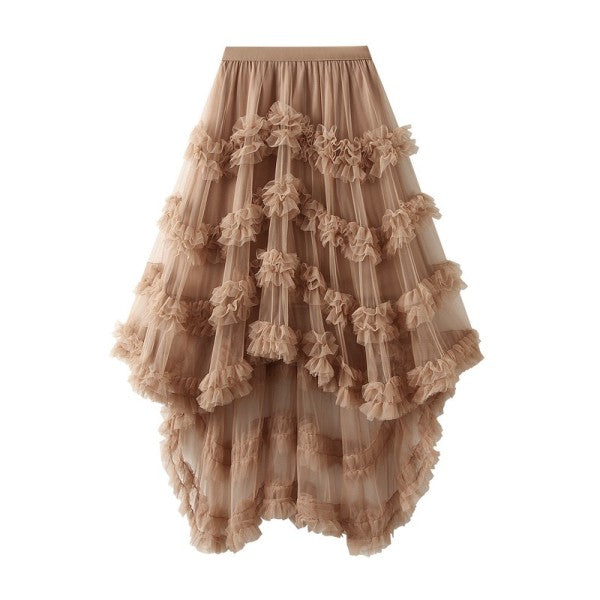 Ruffle tiered skirt