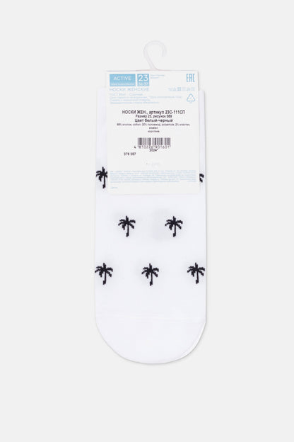 Cotton Ankle Socks Conte Active - 589 Palm Trees