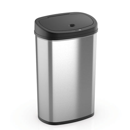 13.2 Gallon | Rectangular Motion Sensor Trash Can | DZT-50-22