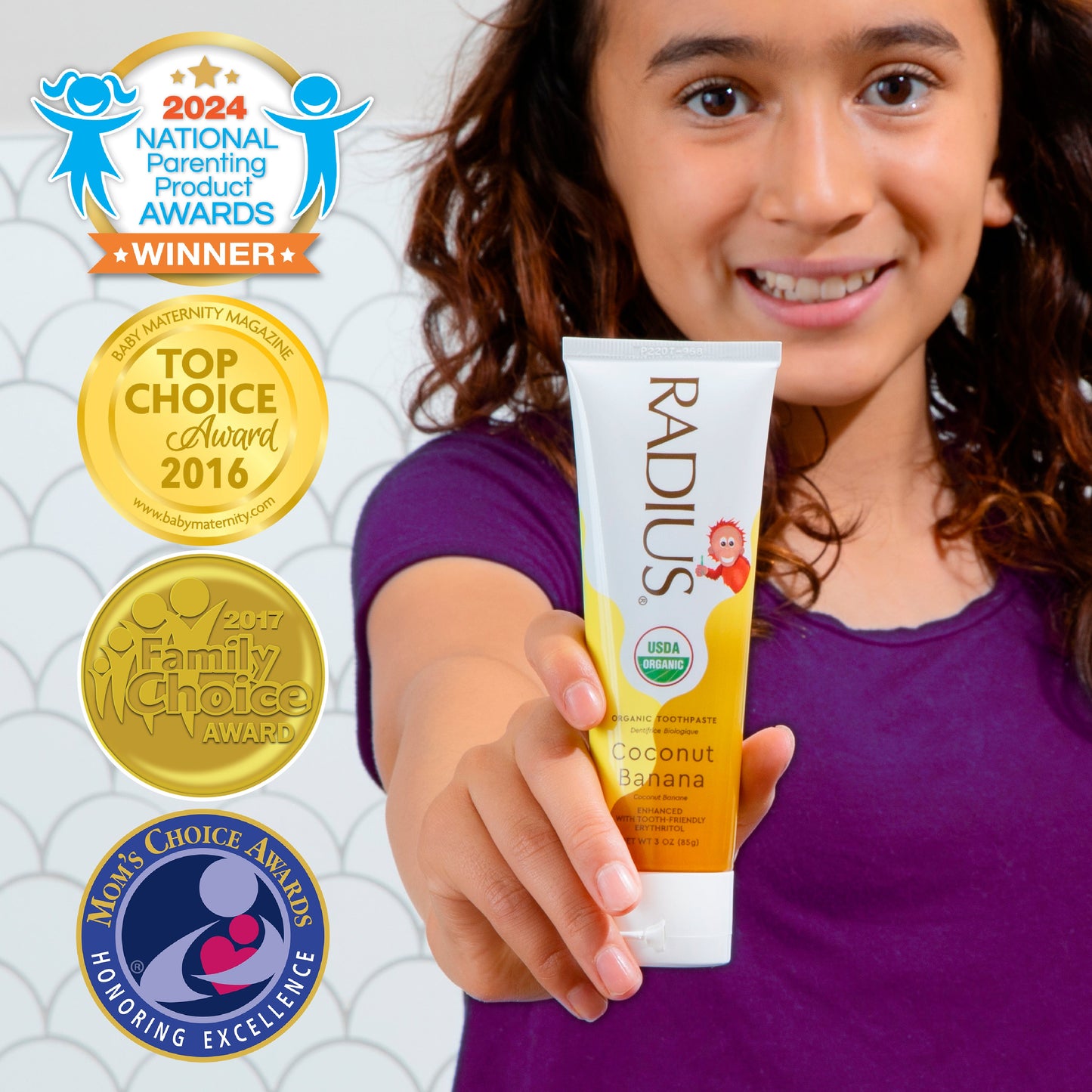 Kids USDA Organic Coconut Banana Toothpaste