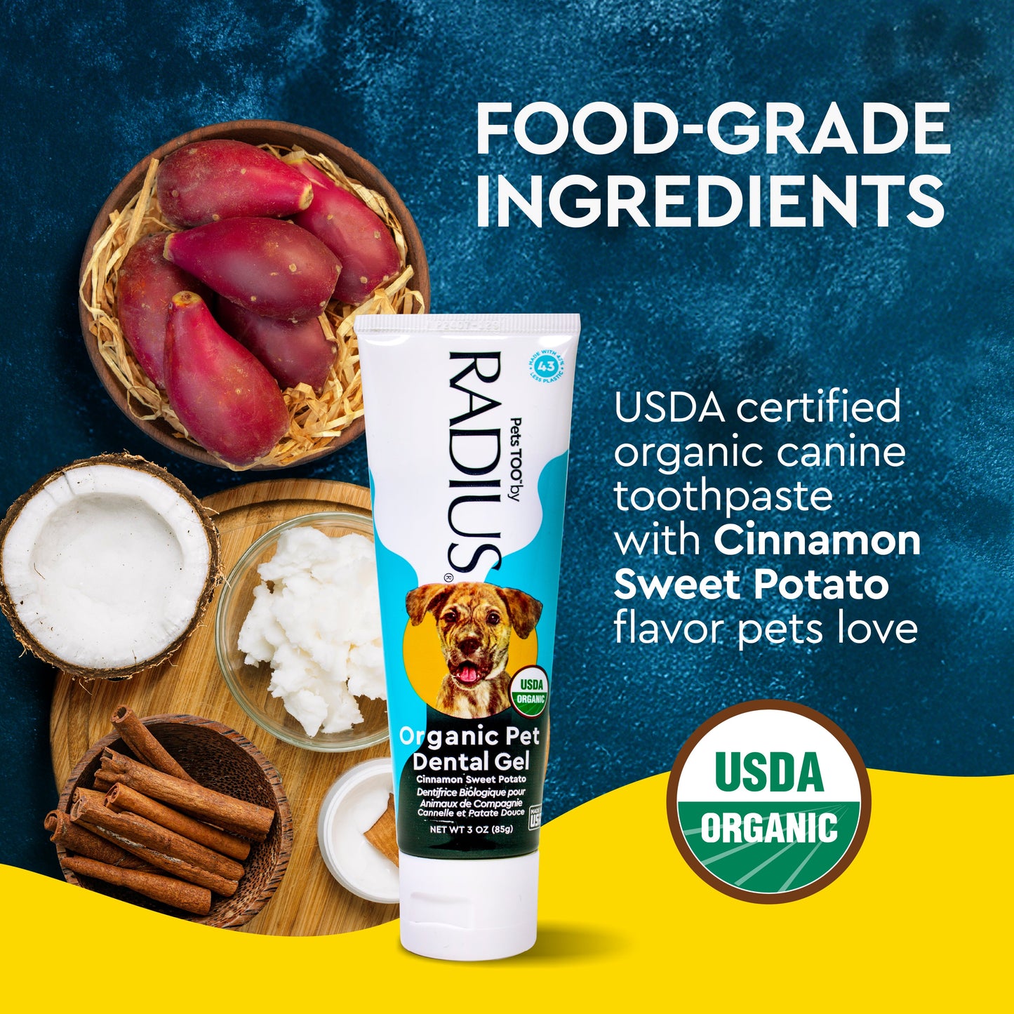 Organic Canine Dental Kit with FREE Critter Case