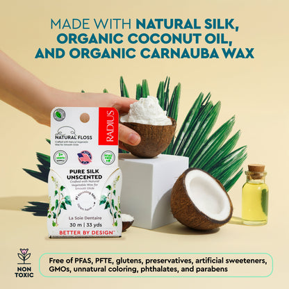 Natural Biodegradable Silk Floss