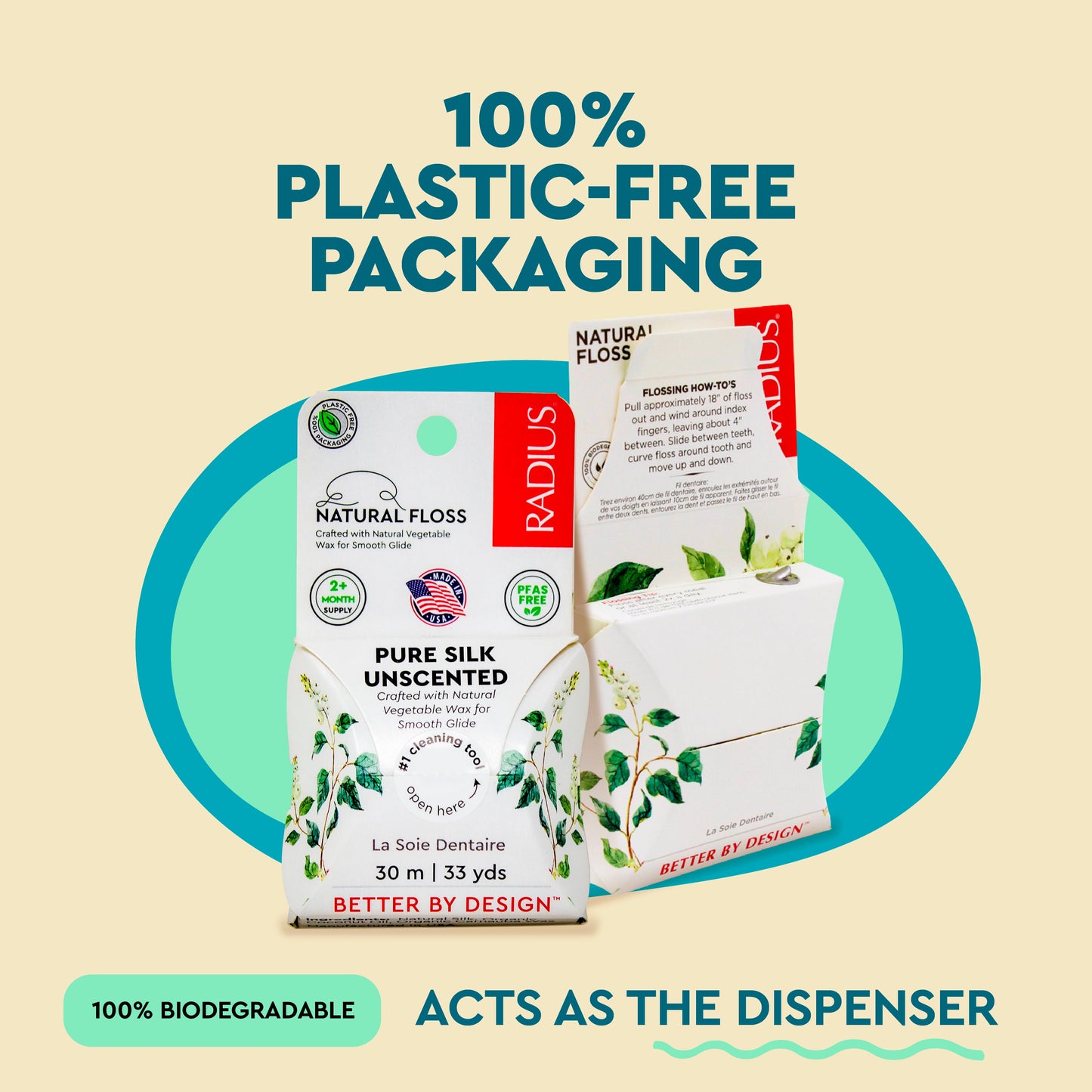 Natural Biodegradable Silk Floss