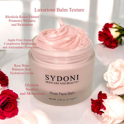 ROSE FACE BALM with ROSE WATER AND RHODIOLA ROSEA EXTRACT 2.03 oz. (57.5g) MOTHER'S DAY GWP WHILE SUPPLIES LAST!
