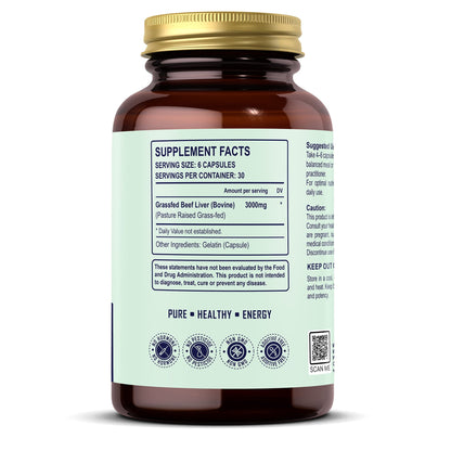 Grassfed Beef Liver Capsules