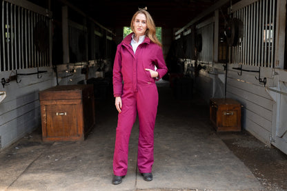 Winter Insulated Jumpsuit PRO - Raspberry