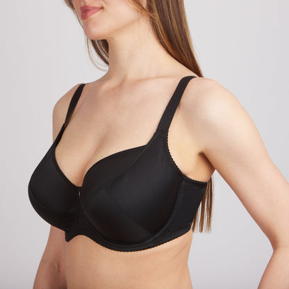 Bra Milavitsa 105910 - Underwired, Triple-Cup, Fixed Straps