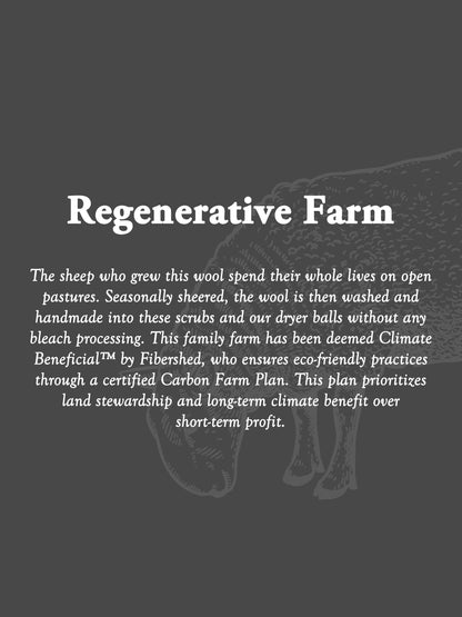 Sustainable Wool Scrub