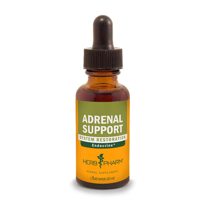 Herb Pharm Adrenal Support Tonic | Boosts Energy & Reduces Stress | 1 fl oz