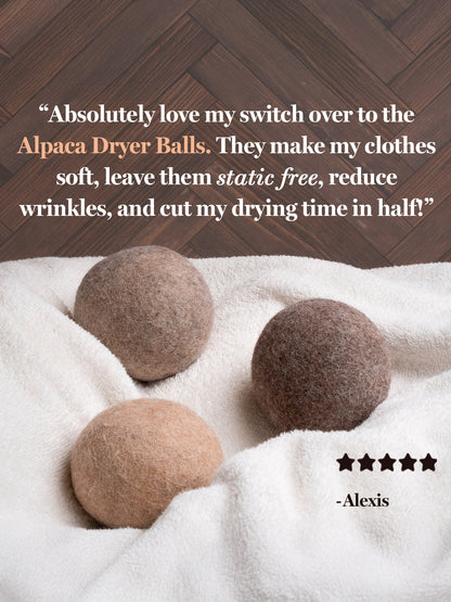 Alpaca Dryer Balls ( 3 pack )