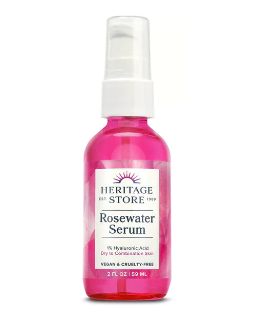 Heritage Store Rosewater Glycerin Facial Serum - 2 Oz