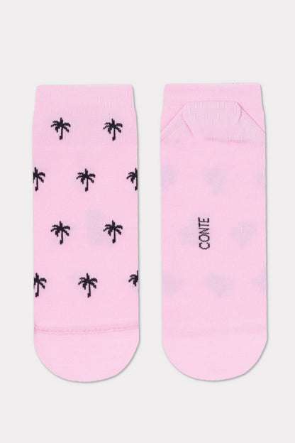 Cotton Ankle Socks Conte Active - 589 Palm Trees