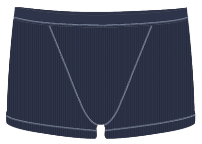 Modal Short with Contrast Stitching